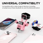 خرید شارژر GravaStar Delta35 - دارای دو شاخه و سه شاخه - صورتی